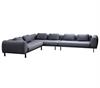 Cane-line hjørnesofa til haven  - Space loungesofa - air touch hynde og quickdry skum 